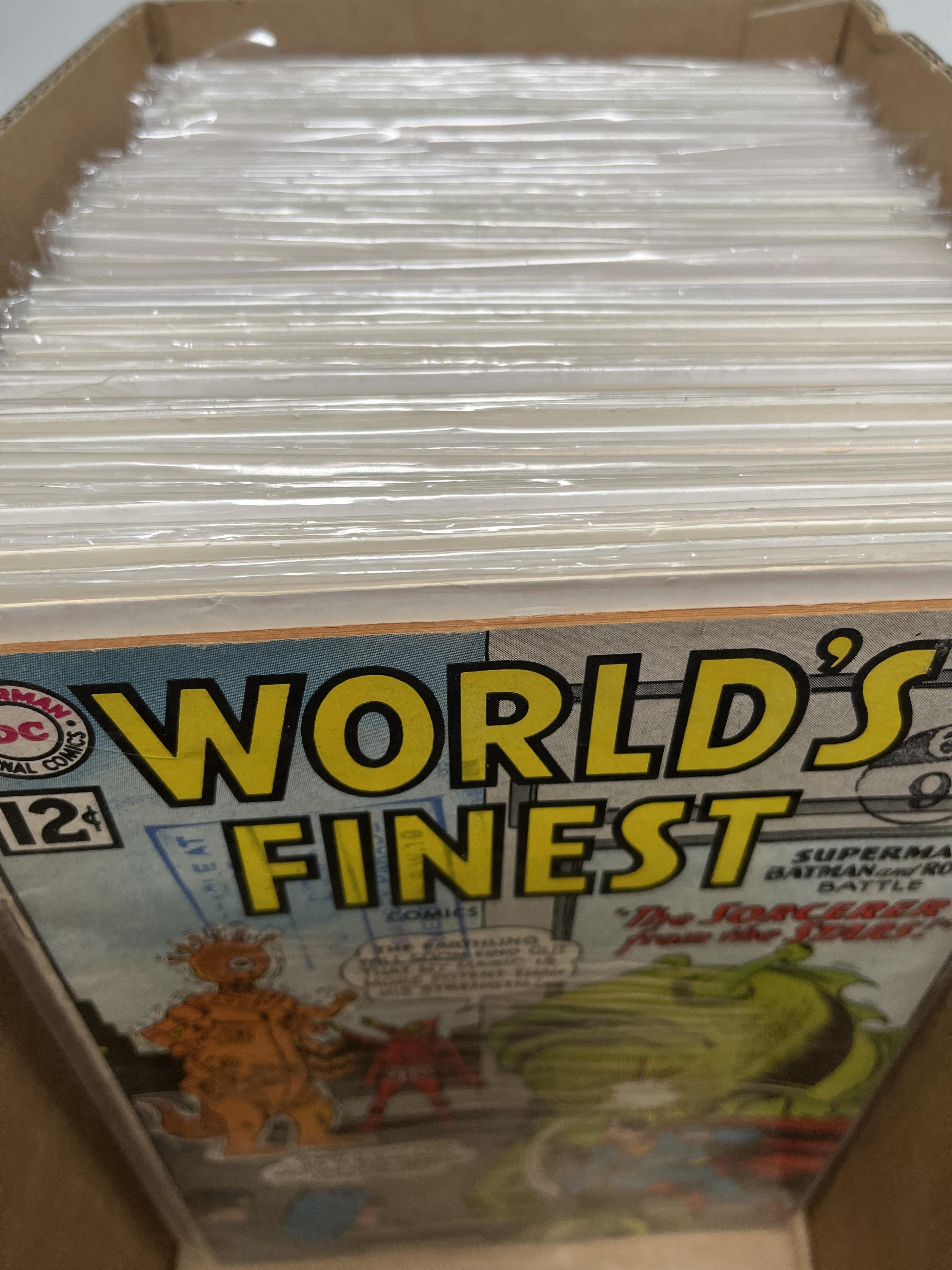 World's Finest Comics, DC comics, 72 issues between 127–270 (includes major key issue: 173), comprising, #127, #128, #132 [minor key], #134 x2, #135, #138, #139, #140, #145, #146, #147 x2, #149, #150 x2, #151 x2, #155, #